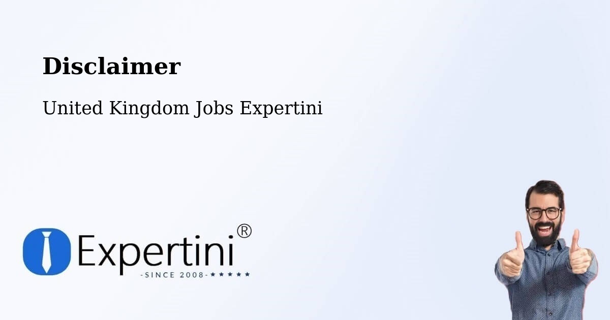 Disclaimer – Fairlands - United Kingdom Jobs Expertini